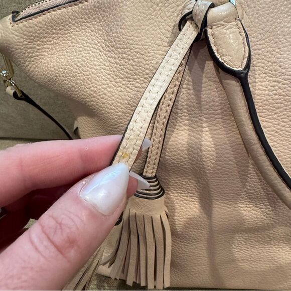 Tory Burch Thea Medium Slouchy Satchel Handbag - Picture 6 of 13